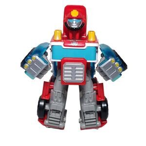 Transformers Playskool Rescue Bots Energize 5" Heatwave Fire-Bot Pre-owned